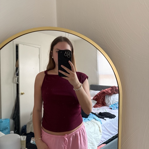 Cotton On Deep Red Tank Top - Picture 1 of 3